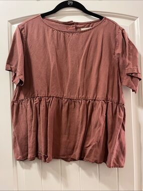 Tradlands Nico Short Sleeve Shirt in Plum
